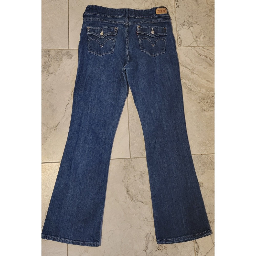 Levis 526 Slender Bootcut Jeans Dark Wash Blue Denim W31 12M